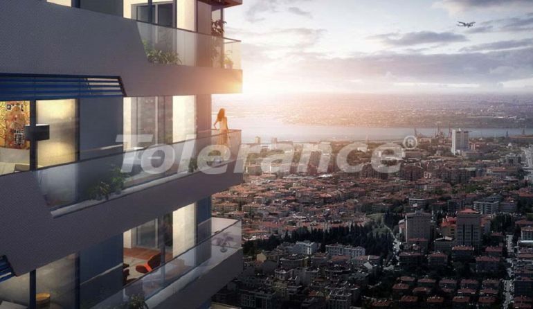 Appartement du développeur еn Kadikoy, Istanbul vue sur la mer piscine - acheter un bien immobilier en Turquie - 67547