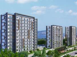 Apartment from the developer in Kadikoy, İstanbul with sea view with pool with installment - buy realty in Turkey - 65449