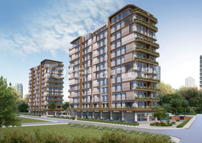 Apartment vom entwickler in Kağıthane, Istanbul pool ratenzahlung - immobilien in der Türkei kaufen - 106776
