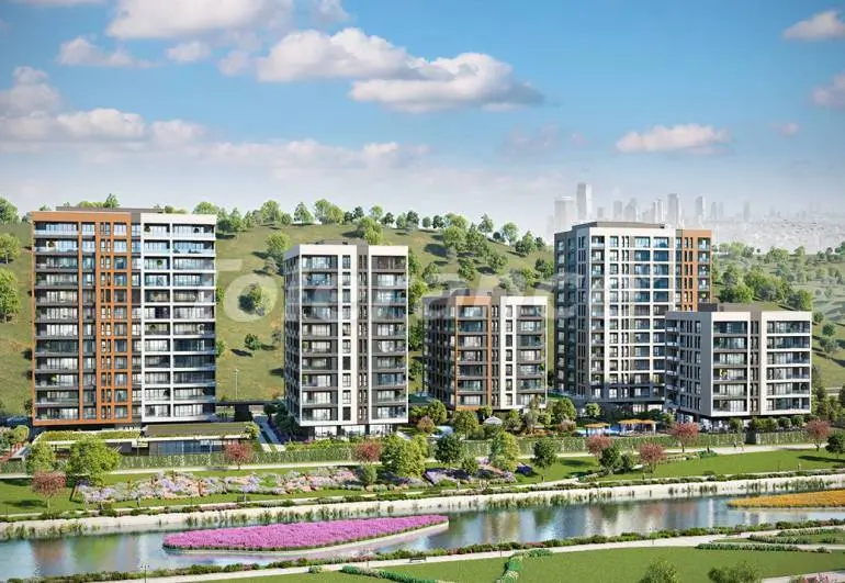 Apartment from the developer in Kagithane, İstanbul pool - buy realty in Turkey - 23103