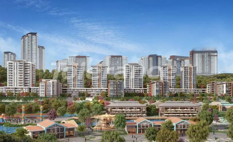 Apartment in Kagithane, İstanbul pool installment - buy realty in Turkey - 26388
