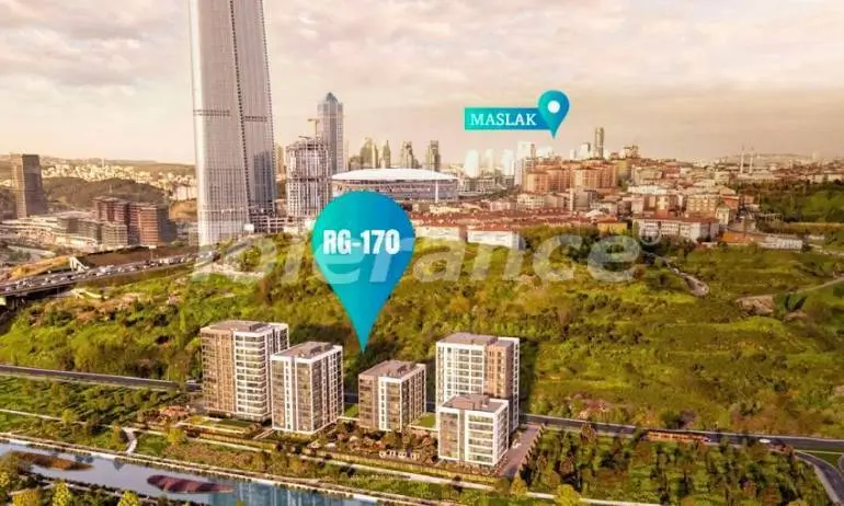 Appartement du développeur еn Kağıthane, Istanbul piscine - acheter un bien immobilier en Turquie - 37321