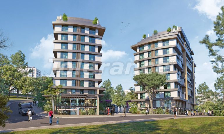 Apartment from the developer in Kagithane, İstanbul with pool with installment - 66377 Apartment from the developer in Kagithane, İstanbul with pool with installment - buy realty in Turkey - 66377