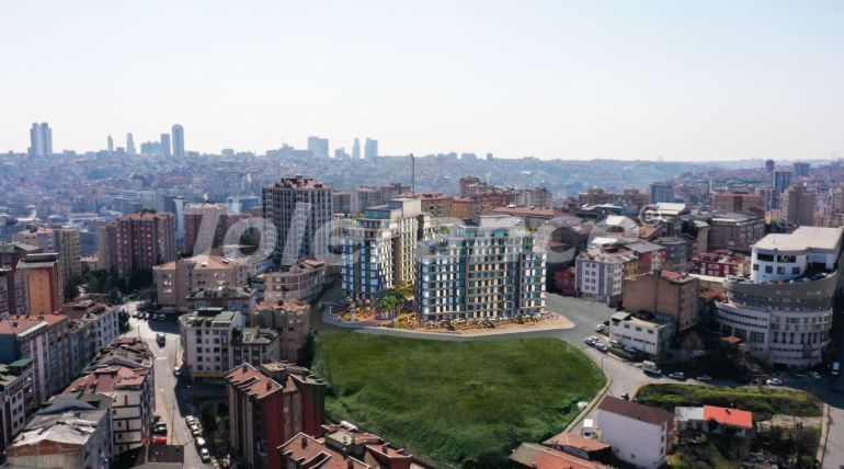 Apartment from the developer in Kagithane, İstanbul with pool with installment - 66384 Apartment from the developer in Kagithane, İstanbul with pool with installment - buy realty in Turkey - 66384