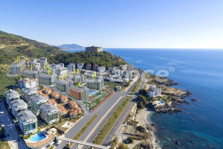 Apartment from the developer in Kargicak, Alanya with pool - buy realty in Turkey - 127480