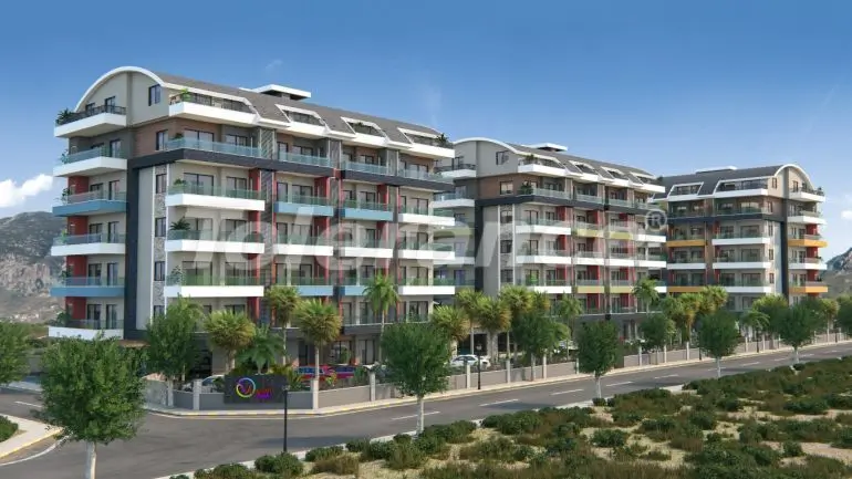 Apartment from the developer in Kargicak, Alanya with sea view with pool with installment - buy realty in Turkey - 18123