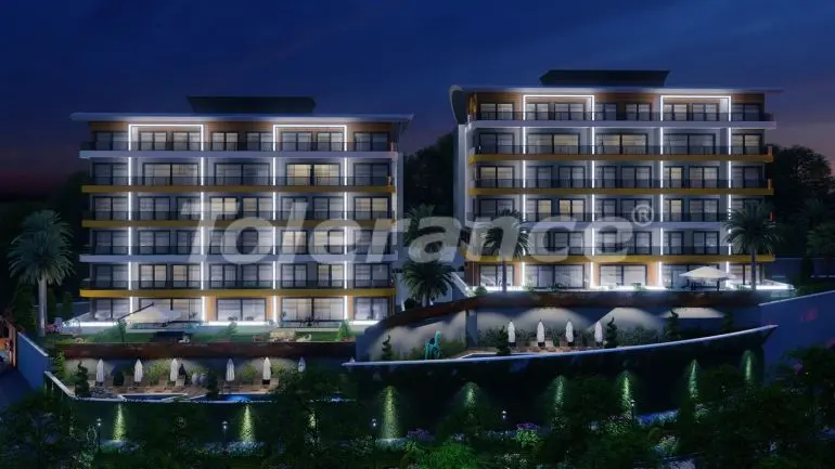 Apartment from the developer in Kargicak, Alanya with sea view with pool with installment - buy realty in Turkey - 20711