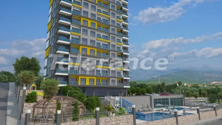 Apartment from the developer in Kargicak, Alanya with sea view with pool with installment - buy realty in Turkey - 28133