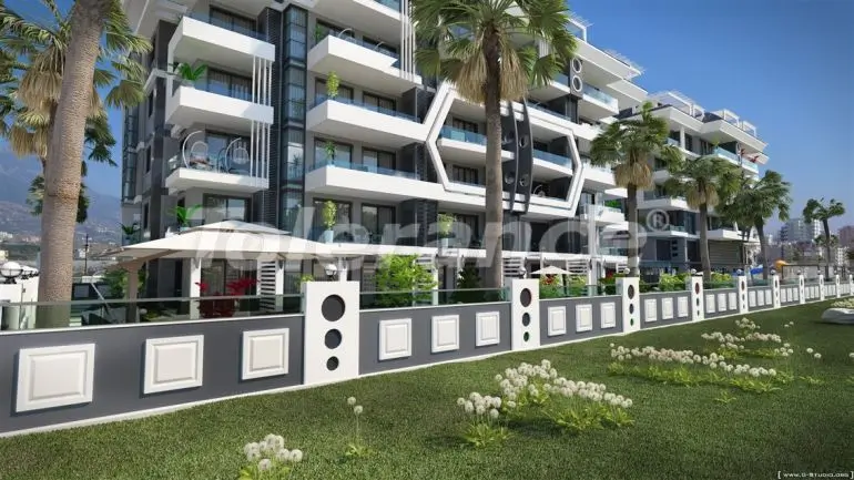 Apartment in Kargicak, Alanya with sea view with pool with installment - buy realty in Turkey - 28264