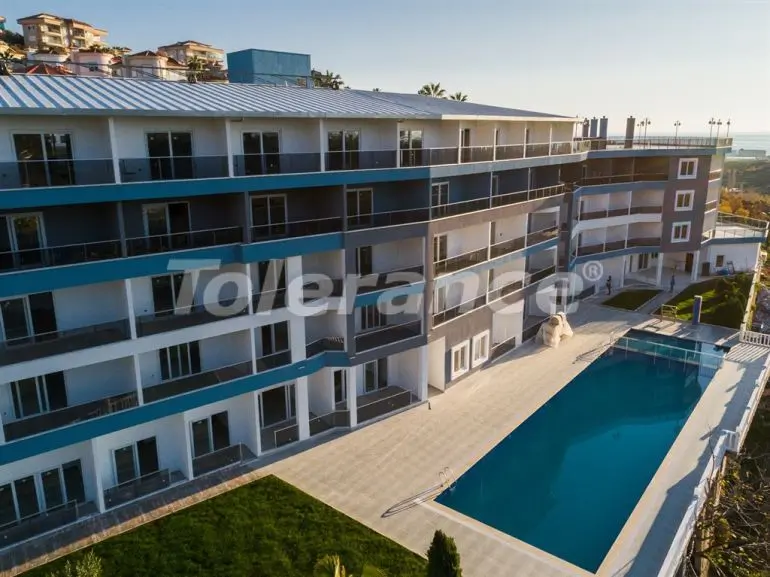 Apartment in Kargicak, Alanya with sea view with pool with installment - buy realty in Turkey - 28642