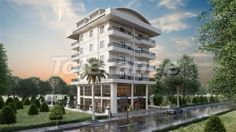 Apartment in Kargicak, Alanya sea view pool - buy realty in Turkey - 39290
