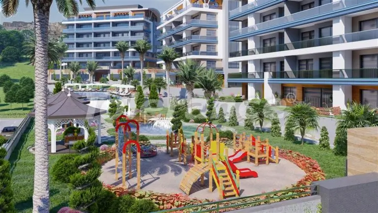Apartment from the developer in Kargicak, Alanya sea view pool installment - buy realty in Turkey - 39770
