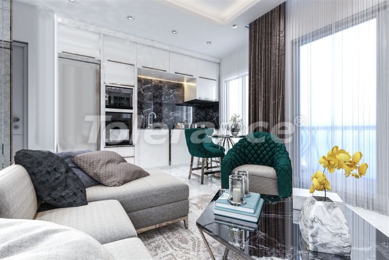 Apartment from the developer in Kargicak, Alanya with sea view with pool - 41145 Apartment from the developer in Kargicak, Alanya with sea view with pool - buy realty in Turkey - 41145