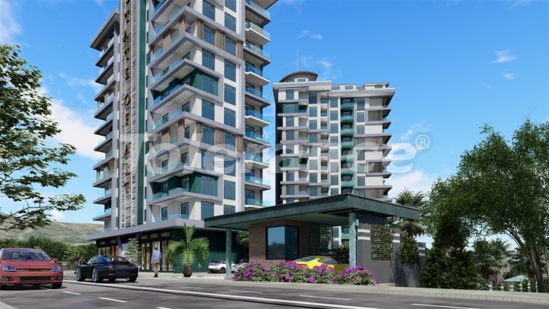 Apartment from the developer in Kargicak, Alanya with sea view with pool - 41154 Apartment from the developer in Kargicak, Alanya with sea view with pool - buy realty in Turkey - 41154