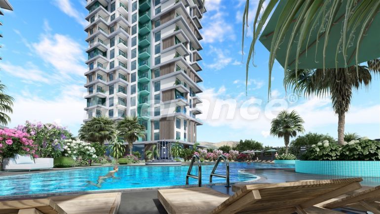Apartment from the developer in Kargicak, Alanya with sea view with pool - 41156 Apartment from the developer in Kargicak, Alanya with sea view with pool - buy realty in Turkey - 41156