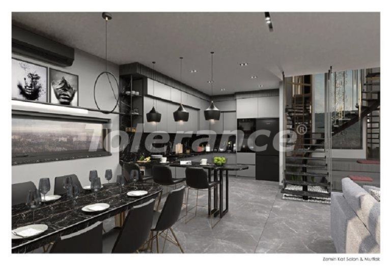 Apartment from the developer in Kargicak, Alanya with sea view with pool - 41185 Apartment from the developer in Kargicak, Alanya with sea view with pool - buy realty in Turkey - 41185
