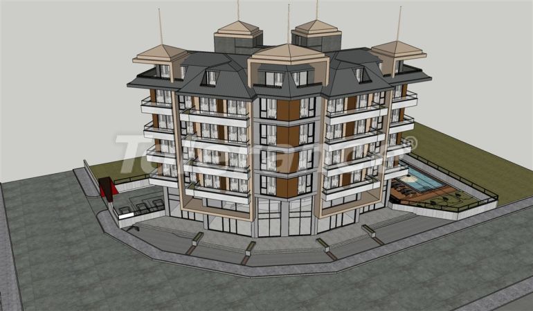 Appartement du développeur еn Kargıcak, Alanya vue sur la mer piscine - acheter un bien immobilier en Turquie - 49764