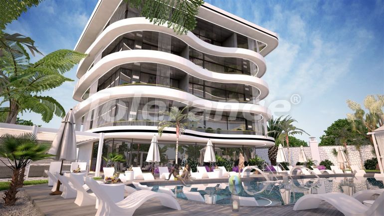 Apartment from the developer in Kargicak, Alanya with sea view with pool - buy realty in Turkey - 50279
