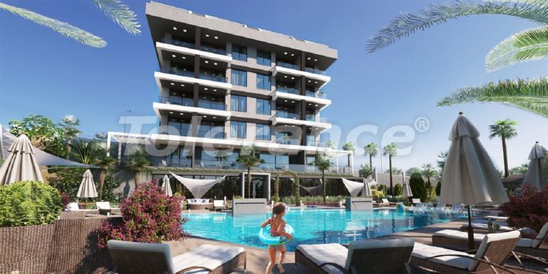 Appartement van de ontwikkelaar in Kargıcak, Alanya zeezicht zwembad afbetaling - onroerend goed kopen in Turkije - 50310