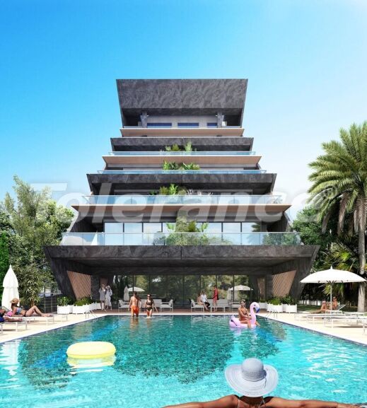 Apartment from the developer in Kargicak, Alanya with pool with installment - buy realty in Turkey - 61226
