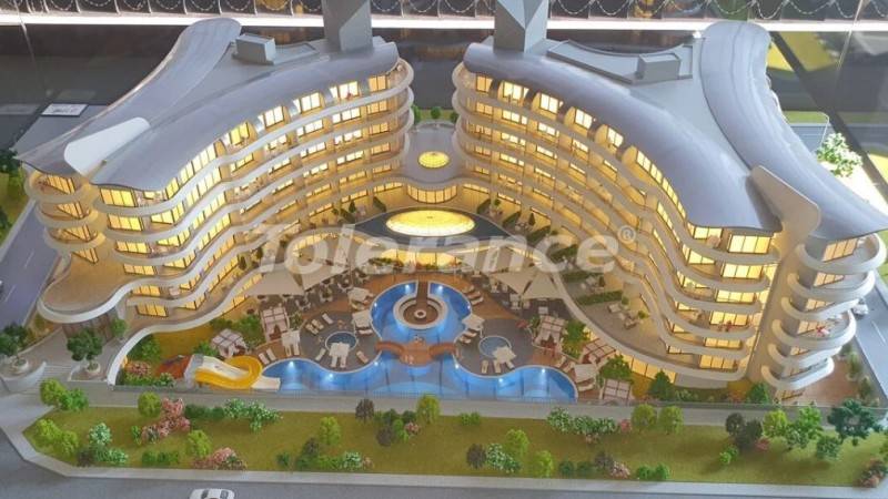 Apartment from the developer in Kargicak, Alanya with sea view with pool - buy realty in Turkey - 27923