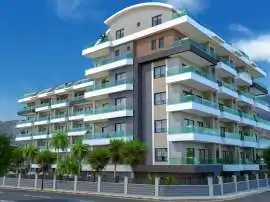 Apartment from the developer in Kargicak, Alanya with sea view with pool with installment - buy realty in Turkey - 18074