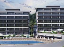Apartment from the developer in Kargicak, Alanya with sea view with pool - buy realty in Turkey - 49128