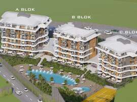 Apartment vom entwickler in Kargıcak, Alanya pool ratenzahlung - immobilien in der Türkei kaufen - 63501