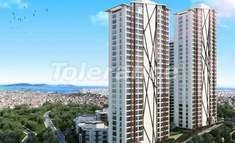 Apartment in Kartal, İstanbul with sea view with pool - buy realty in Turkey - 26340