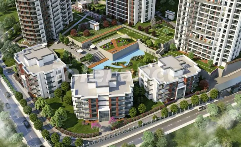 آپارتمان که در کارتال, استانبول منظره دریا استخر - 26342 آپارتمان که در کارتال, استانبول منظره دریا استخر - خرید ملک در ترکیه - 26342