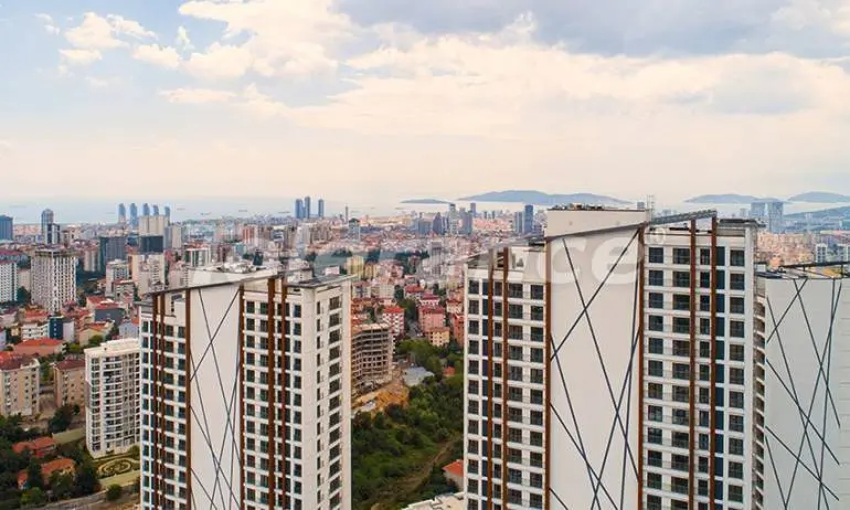 آپارتمان که در کارتال, استانبول منظره دریا استخر - 37699 آپارتمان که در کارتال, استانبول منظره دریا استخر - خرید ملک در ترکیه - 37699