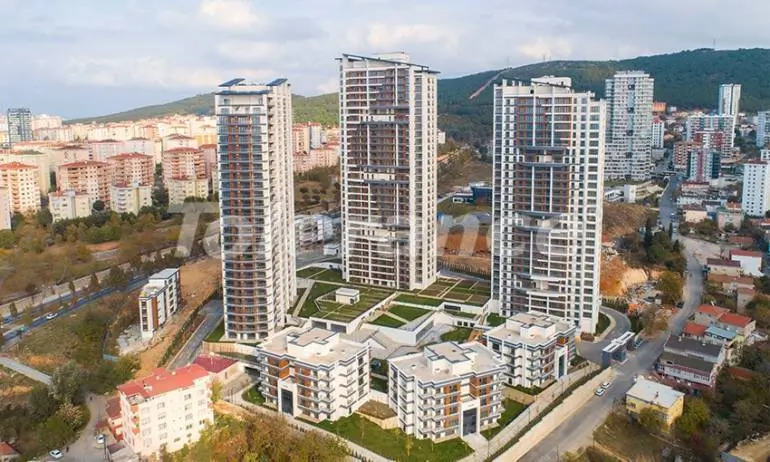 آپارتمان که در کارتال, استانبول منظره دریا استخر - 37700 آپارتمان که در کارتال, استانبول منظره دریا استخر - خرید ملک در ترکیه - 37700