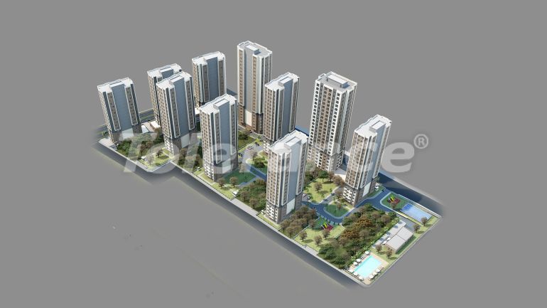 Appartement van de ontwikkelaar in Kartal, Istanboel zeezicht zwembad - 50756 Appartement van de ontwikkelaar in Kartal, Istanboel zeezicht zwembad - onroerend goed kopen in Turkije - 50756
