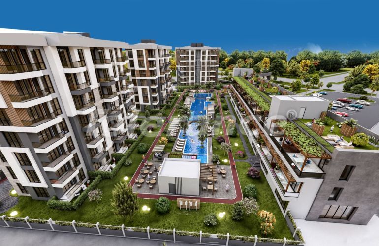 شقق من المتعهد في:في كيبيز, أنطاليا مسبح تقسيط - شراء عقار في تركيا - 128218