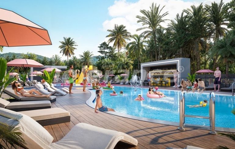 شقق من المتعهد في:في كيبيز, أنطاليا مسبح - شراء عقار في تركيا - 130026