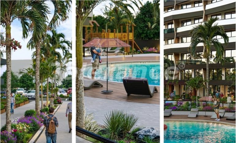 شقق من المتعهد في:في كيبيز, أنطاليا مسبح - شراء عقار في تركيا - 130028