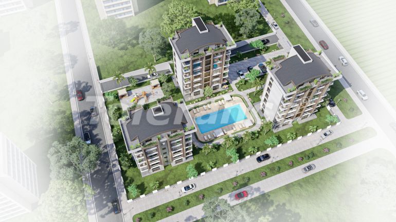 شقق من المتعهد في:في كيبيز, أنطاليا مسبح تقسيط - شراء عقار في تركيا - 135887