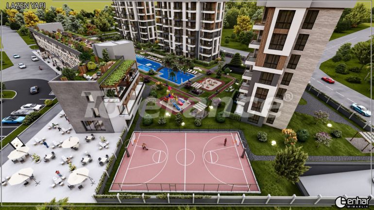 Appartement van de ontwikkelaar in Kepez, Antalya met zwembad - onroerend goed kopen in Turkije - 141841