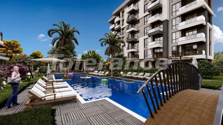 Appartement van de ontwikkelaar in Kepez, Antalya met zwembad - onroerend goed kopen in Turkije - 141844