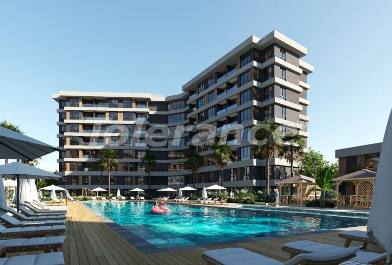 Apartment vom bauträger in Kepez, Antalya mit pool ratenzahlung - immobilien in der Türkei kaufen - 144237