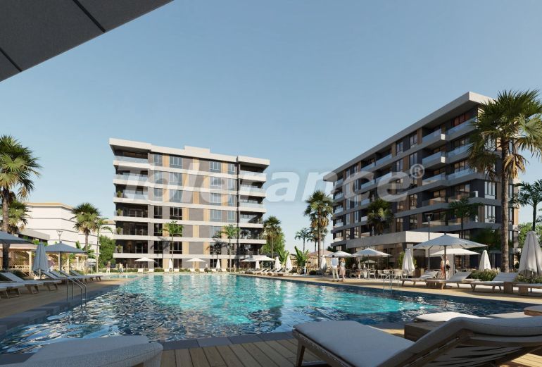 Apartment vom bauträger in Kepez, Antalya mit pool ratenzahlung - immobilien in der Türkei kaufen - 144241