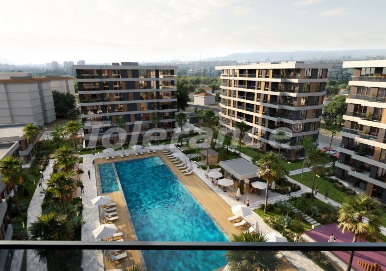 Apartment vom bauträger in Kepez, Antalya mit pool ratenzahlung - immobilien in der Türkei kaufen - 144243