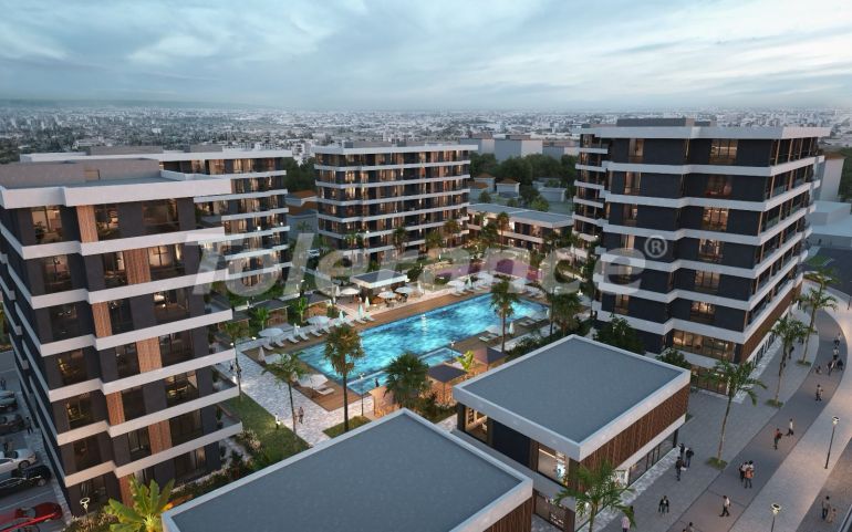 Apartment vom bauträger in Kepez, Antalya mit pool ratenzahlung - immobilien in der Türkei kaufen - 144245