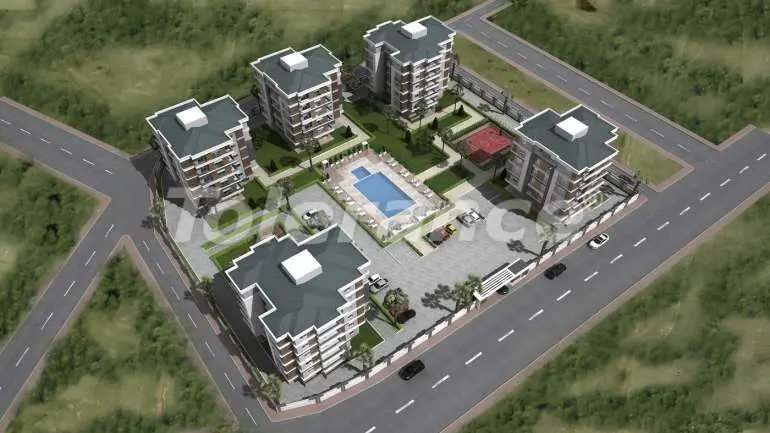 Apartment du développeur еn Kepez, Antalya piscine - acheter un bien immobilier en Turquie - 1464
