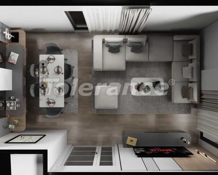 Appartement du développeur еn Kepez, Antalya piscine - acheter un bien immobilier en Turquie - 79630