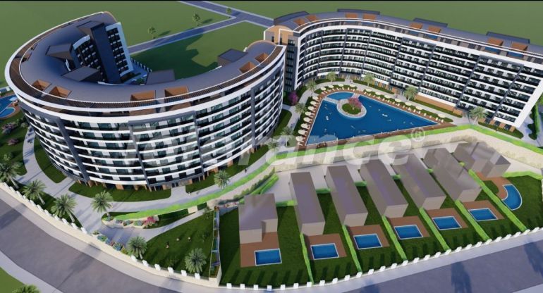 Appartement van de ontwikkelaar in Kepez, Antalya zeezicht zwembad afbetaling - onroerend goed kopen in Turkije - 84700