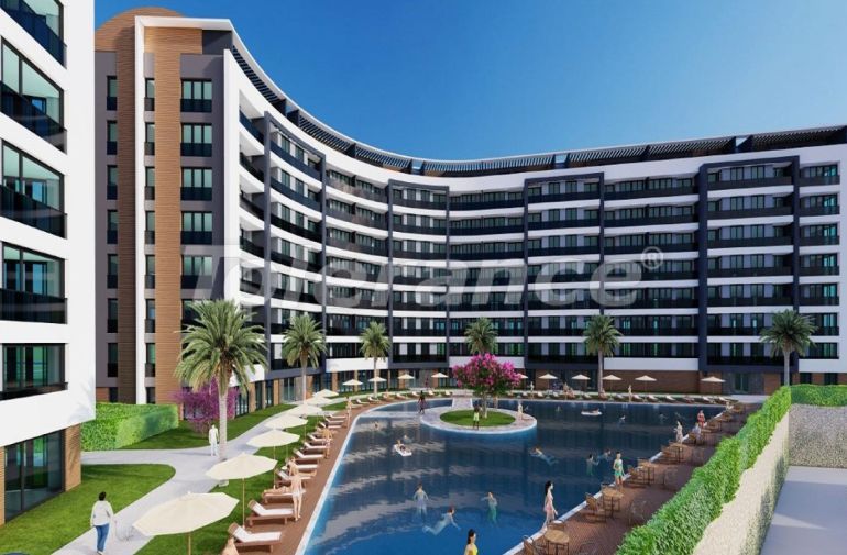 Appartement du développeur еn Kepez, Antalya vue sur la mer piscine versement - acheter un bien immobilier en Turquie - 84743