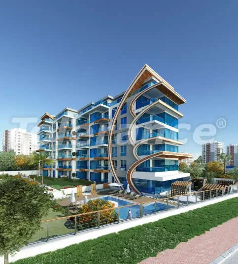 Apartment du développeur еn Kestel, Alanya vue sur la mer piscine - acheter un bien immobilier en Turquie - 14843