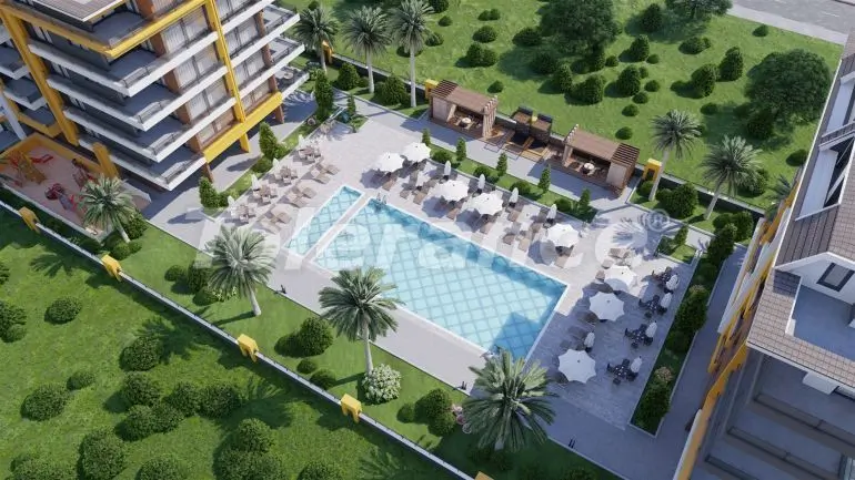 Appartement van de ontwikkelaar in Kestel, Alanya zeezicht zwembad - 20403 Appartement van de ontwikkelaar in Kestel, Alanya zeezicht zwembad - onroerend goed kopen in Turkije - 20403