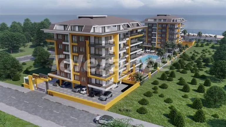 آپارتمان از سازنده که در کستل, آلانیا منظره دریا استخر اقساط - خرید ملک در ترکیه - 20405